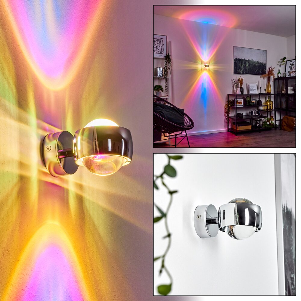 Sapri Wandleuchte Chrom, 1-flammig main product photo