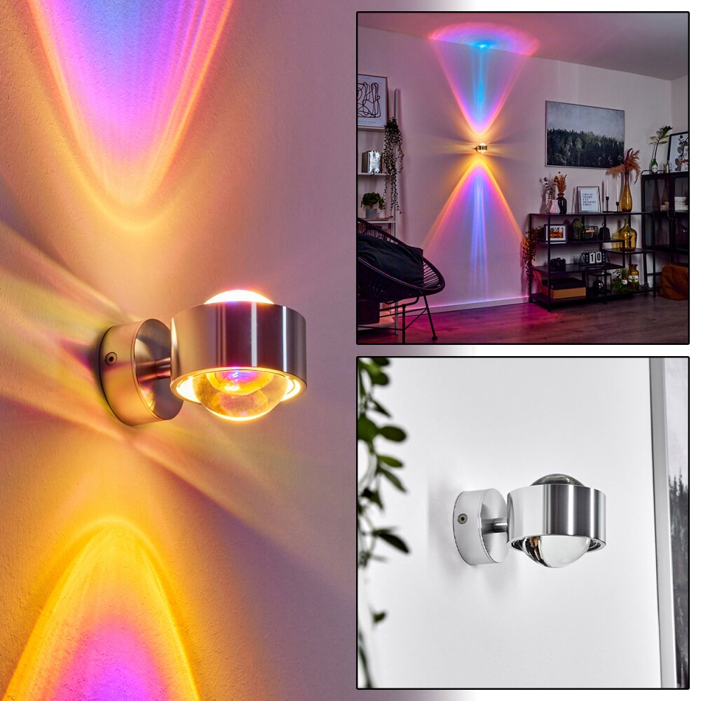 Sapri Wandleuchte Silber, 1-flammig main product photo