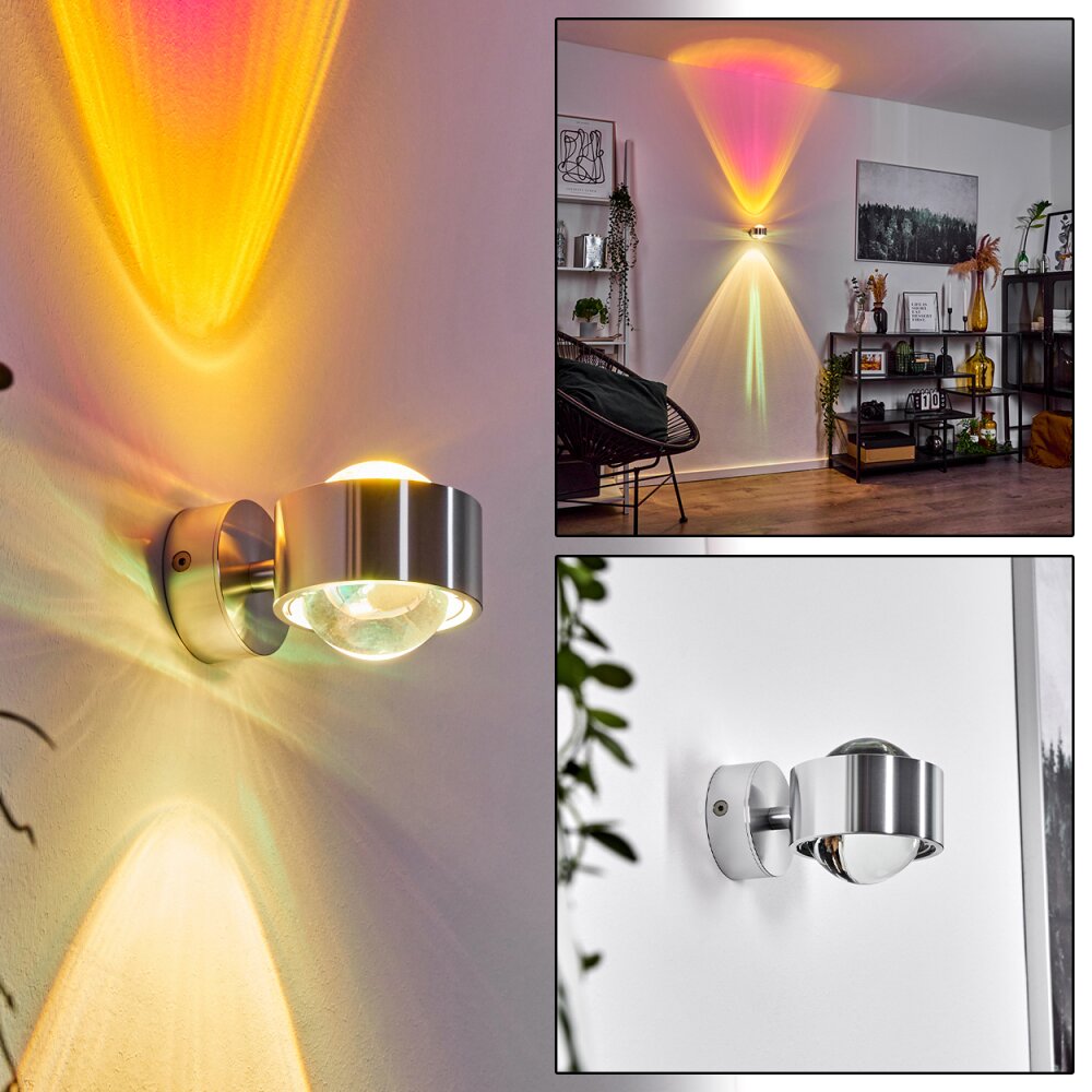 Sapri Wandleuchte Silber, 1-flammig main product photo