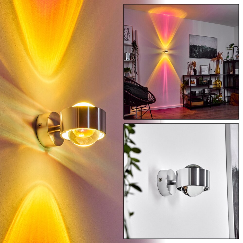 Sapri Wandleuchte Silber, 1-flammig main product photo