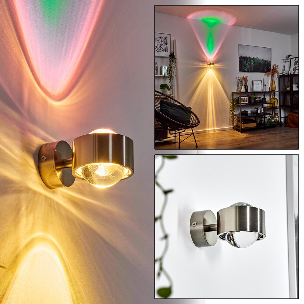 Sapri Wandleuchte Nickel-Matt, 1-flammig main product photo