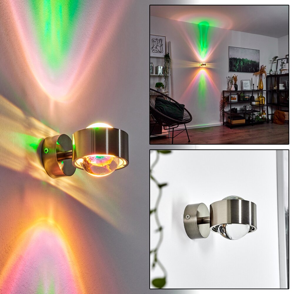 Sapri Wandleuchte Nickel-Matt, 1-flammig main product photo