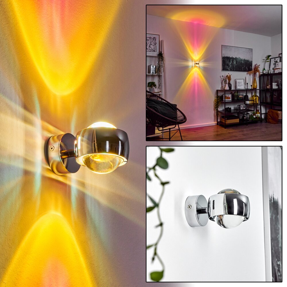 Sapri Wandleuchte Chrom, 1-flammig main product photo
