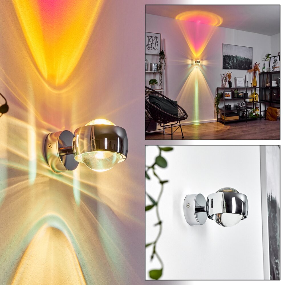 Sapri Wandleuchte Chrom, 1-flammig main product photo