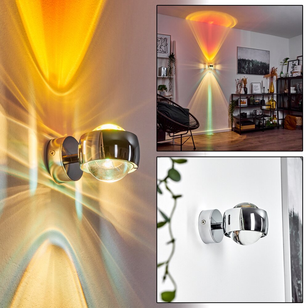 Sapri Wandleuchte Chrom, 1-flammig main product photo
