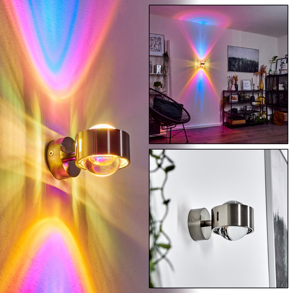Sapri Wandleuchte Nickel-Matt, 1-flammig main product photo