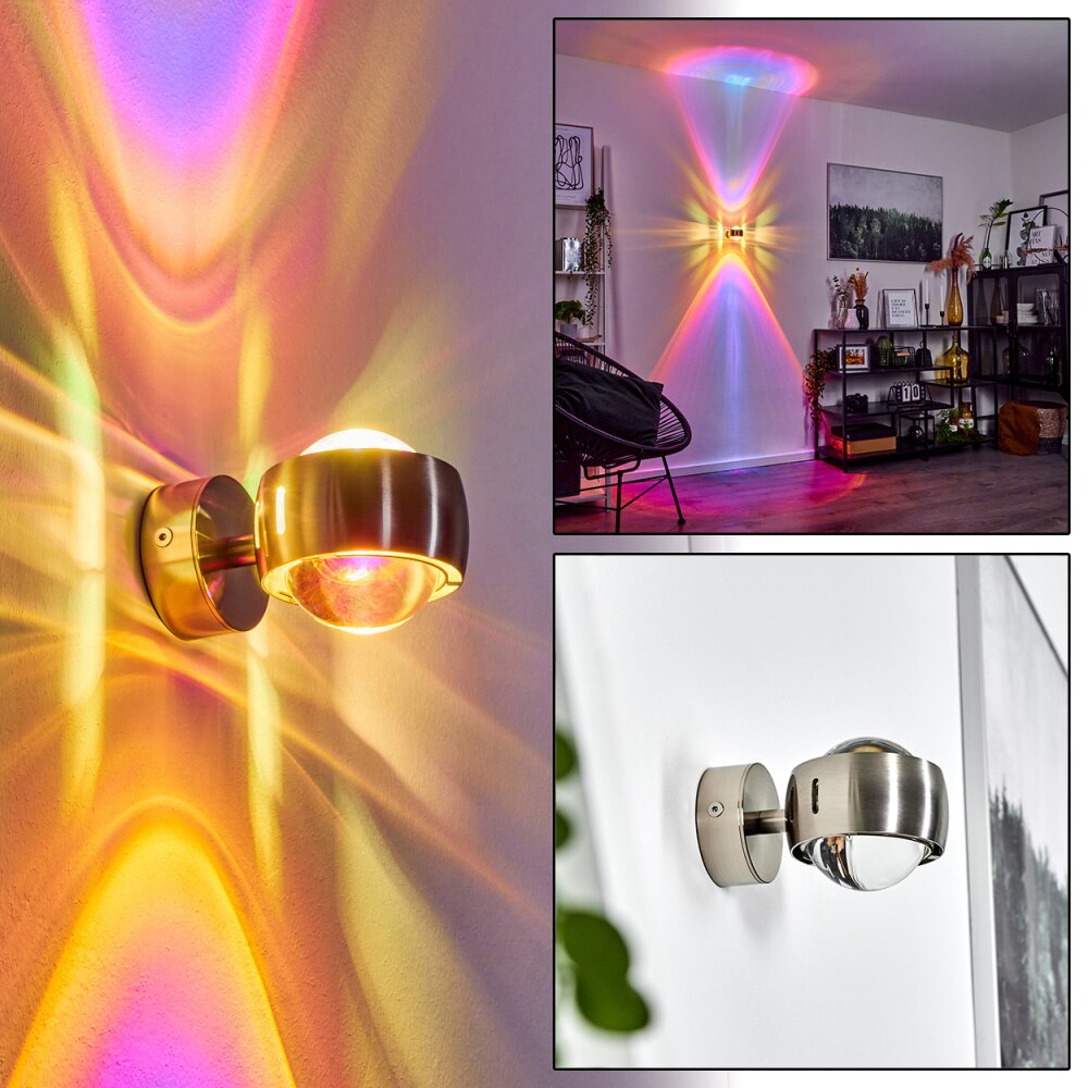 Sapri Wandleuchte Nickel-Matt, 1-flammig main product photo