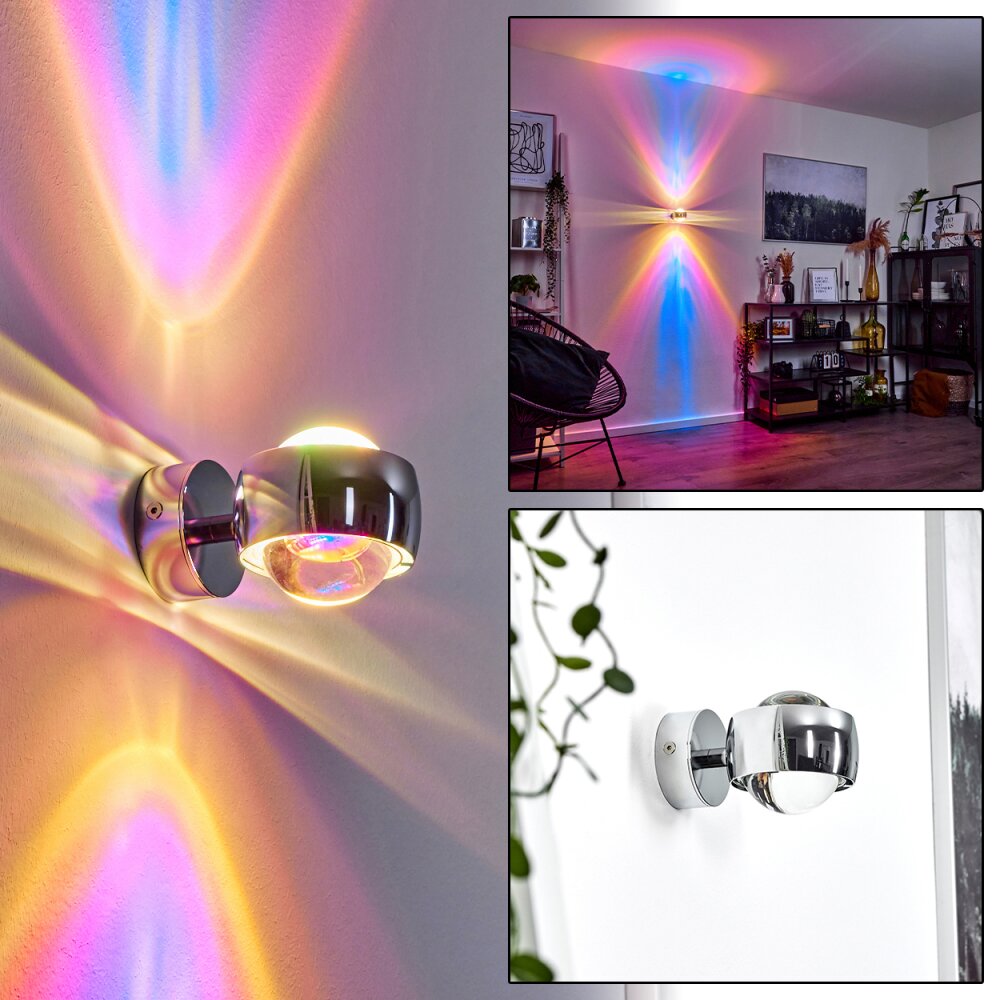 Sapri Wandleuchte Chrom, 1-flammig main product photo