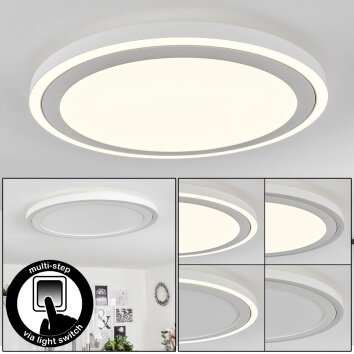 Audrieu Deckenpanel LED Weiß, 2-flammig