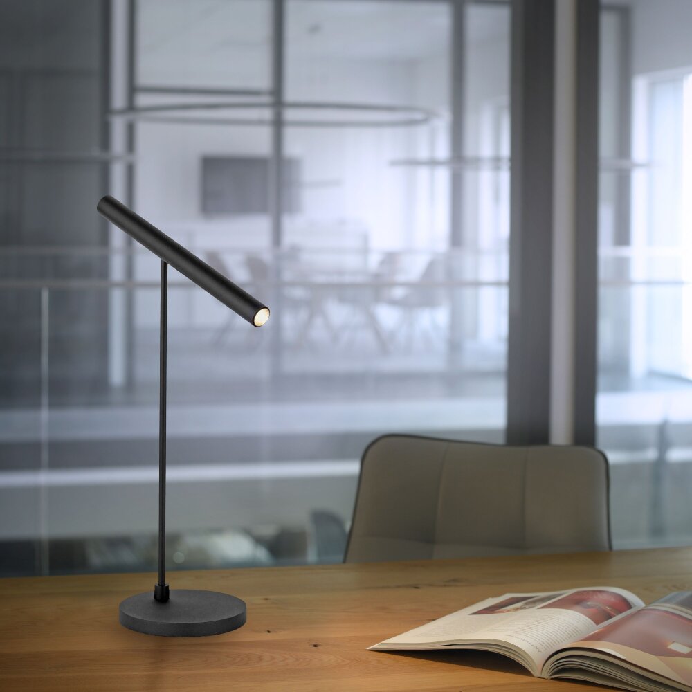Paul Neuhaus PURE-TUTUA Tischleuchte LED Schwarz, 1-flammig main product photo