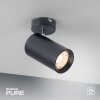 Paul Neuhaus PURE-TECHNIK Deckenleuchte LED Schwarz, 1-flammig