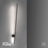 Paul Neuhaus PURE-GRAFO Wandleuchte LED Schwarz, 1-flammig