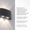 Paul Neuhaus CARLO Wandleuchte LED Anthrazit, 4-flammig