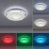 Leuchten Direkt LUCCA Deckenleuchte LED Weiß, 1-flammig, Fernbedienung