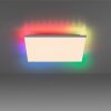 Leuchten Direkt CONRAD Deckenleuchte LED Weiß, 2-flammig, Fernbedienung, Farbwechsler