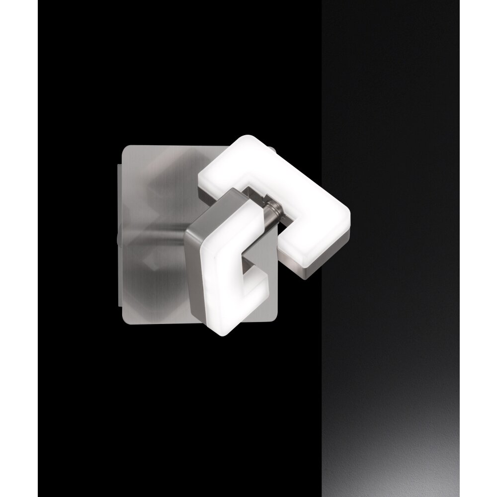 Wofi ZARA Wandlampe LED Nickel-Matt, 1-flammig main product photo