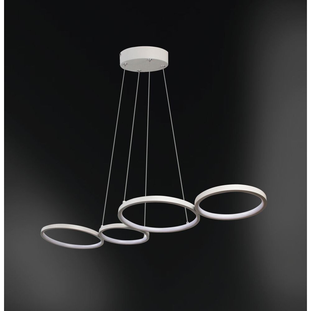 WOFI VIKA Pendelleuchte LED Weiß, 1-flammig main product photo