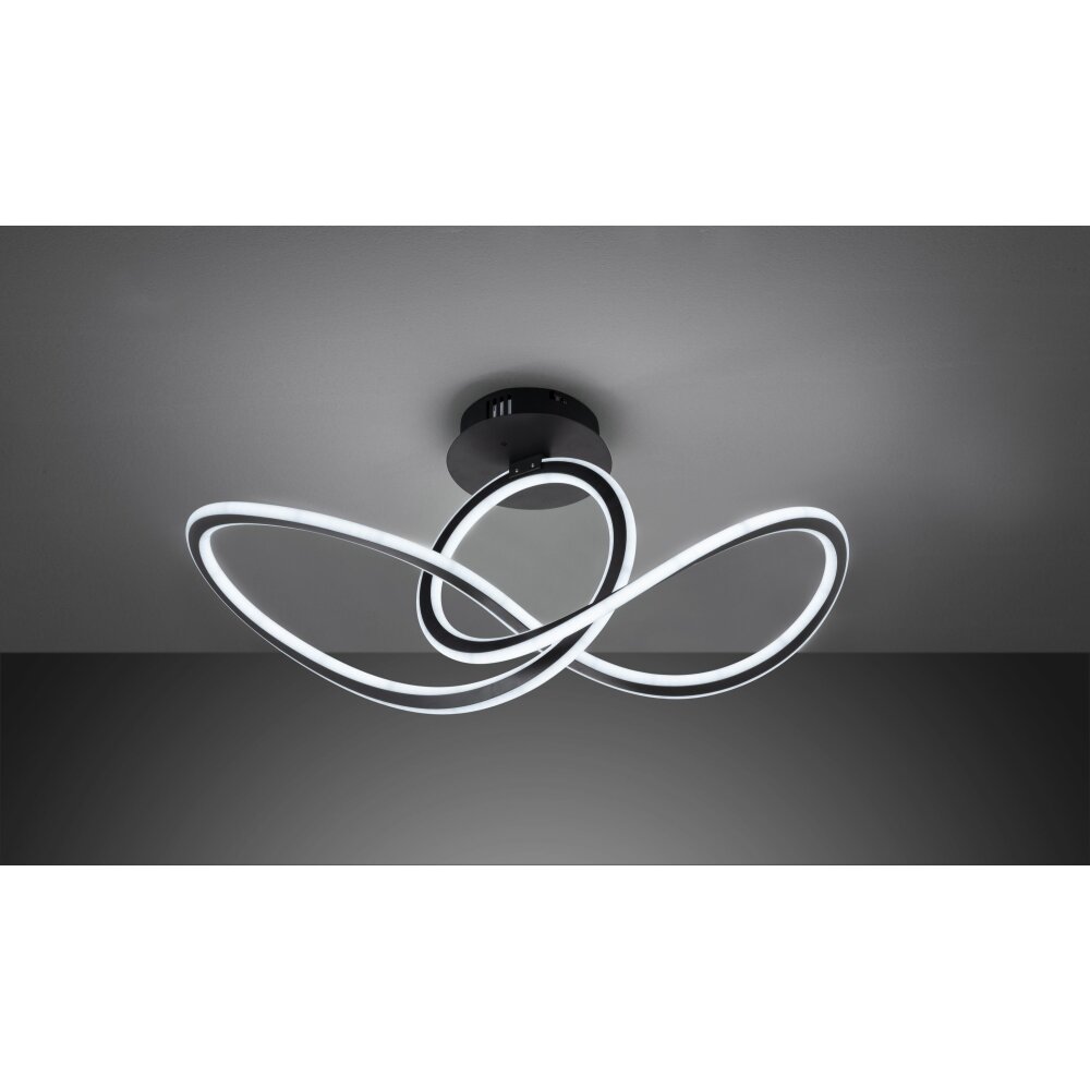 Wofi Dimmbare LED-Hängeleuchte an Schnur MADISON LED/53W/230V 2700-5500K +  Fernbedienung ab 86,99 €