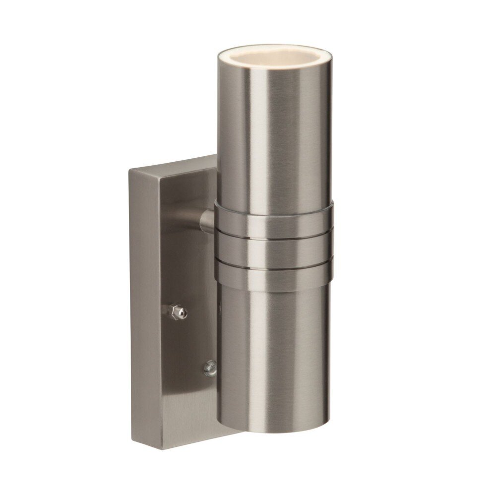 Brilliant Hani Außenwandleuchte LED Edelstahl, 2-flammig main product photo