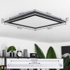 Audrieu Deckenpanel LED Schwarz, 2-flammig