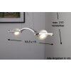 Osram Slingshot Hängeleuchte LED Chrom, 2-flammig