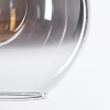 Koyoto Hängeleuchte Glas 30 cm Klar, Rauchfarben, 4-flammig