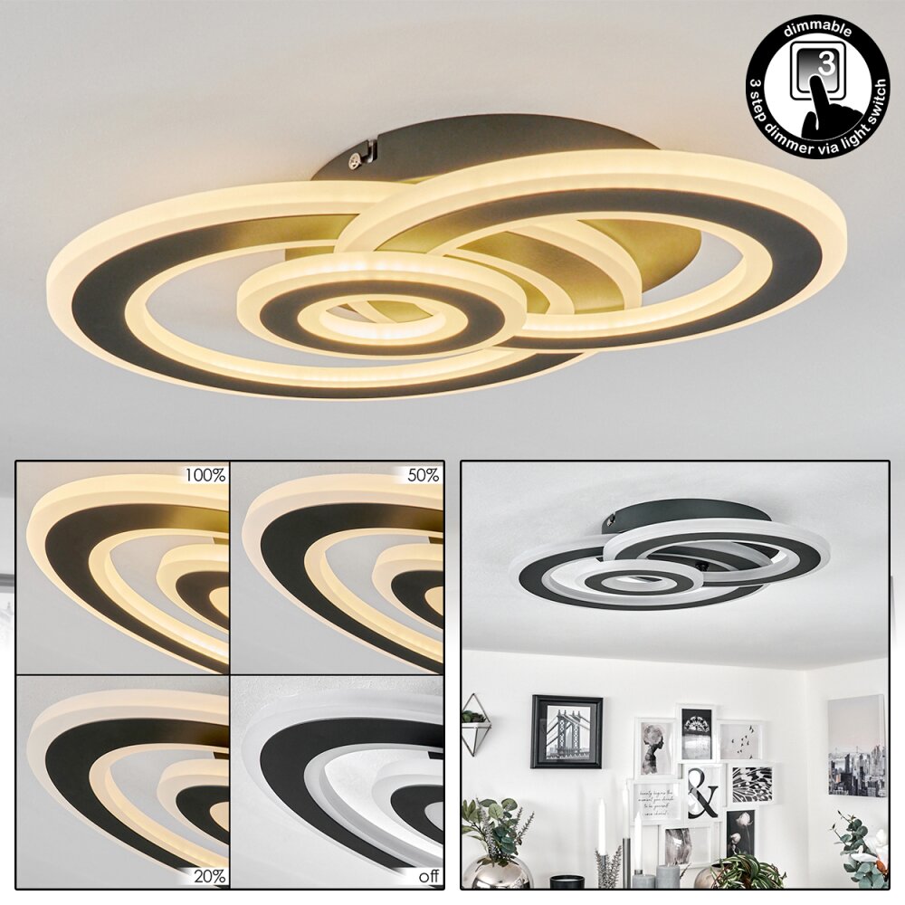 Casaldelo Deckenleuchte LED Anthrazit, 1-flammig main product photo