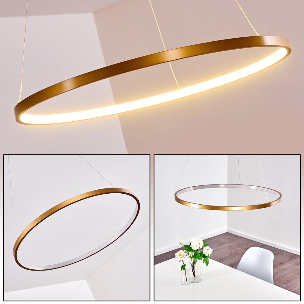 Canisteo Hängeleuchte LED Gold, 1-flammig main product photo