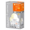 LEDVANCE SMART+ WiFi 3er Set LED E27 9,5 Watt 2700 Kelvin 1055 Lumen