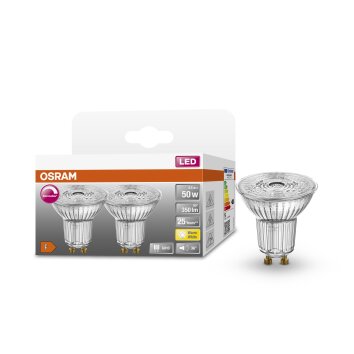 OSRAM LED SUPERSTAR 2er Set LED GU10 4,5 Watt 2700 Kelvin 350 Lumen