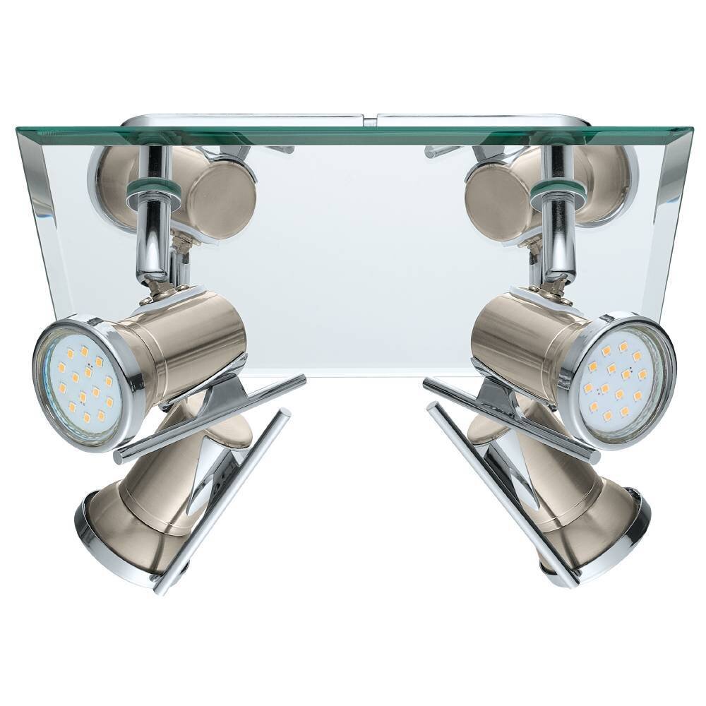 Eglo TAMARA Deckenleuchte LED Chrom, Nickel-Matt, 4-flammig main product photo