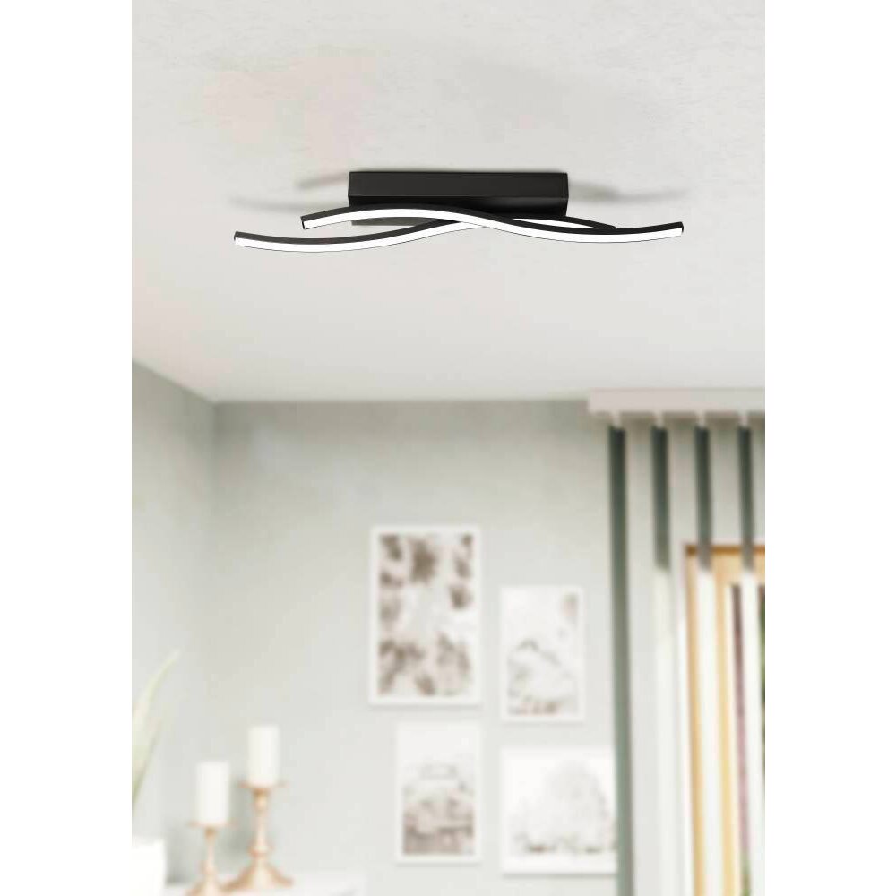 Eglo ALBORAYA Deckenleuchte LED Schwarz, 1-flammig main product photo