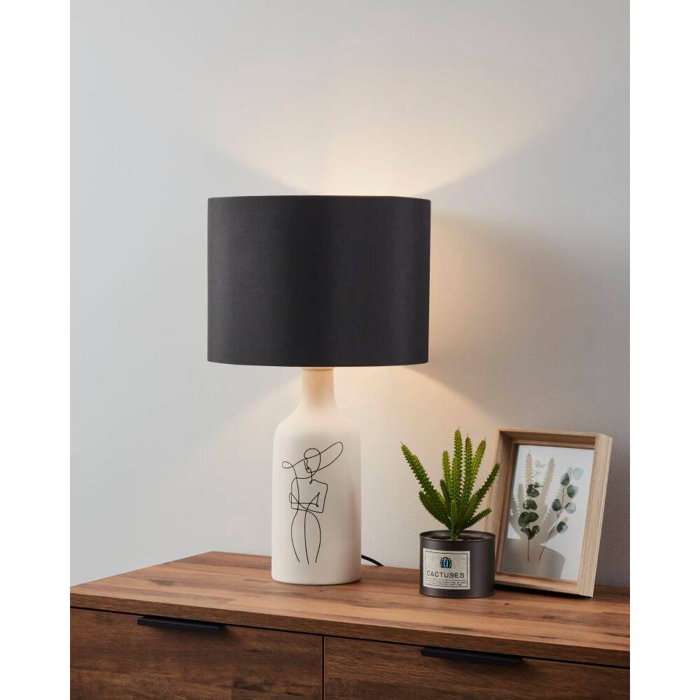 Eglo VINOZA Tischleuchte Schwarz, 1-flammig main product photo