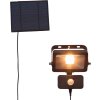 Eglo VILLAGRAPPA Solar-Gartenstrahler LED Schwarz, 1-flammig, Bewegungsmelder