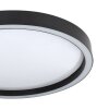 Eglo MONTEMORELOS-Z Deckenleuchte LED Schwarz, 1-flammig, Farbwechsler