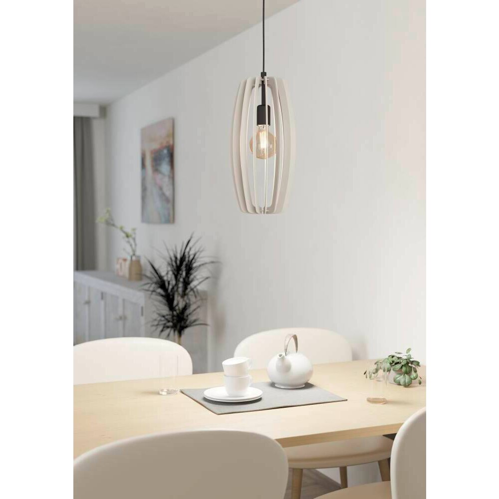 Eglo BAJAZZARA Hängeleuchte Schwarz, 1-flammig main product photo