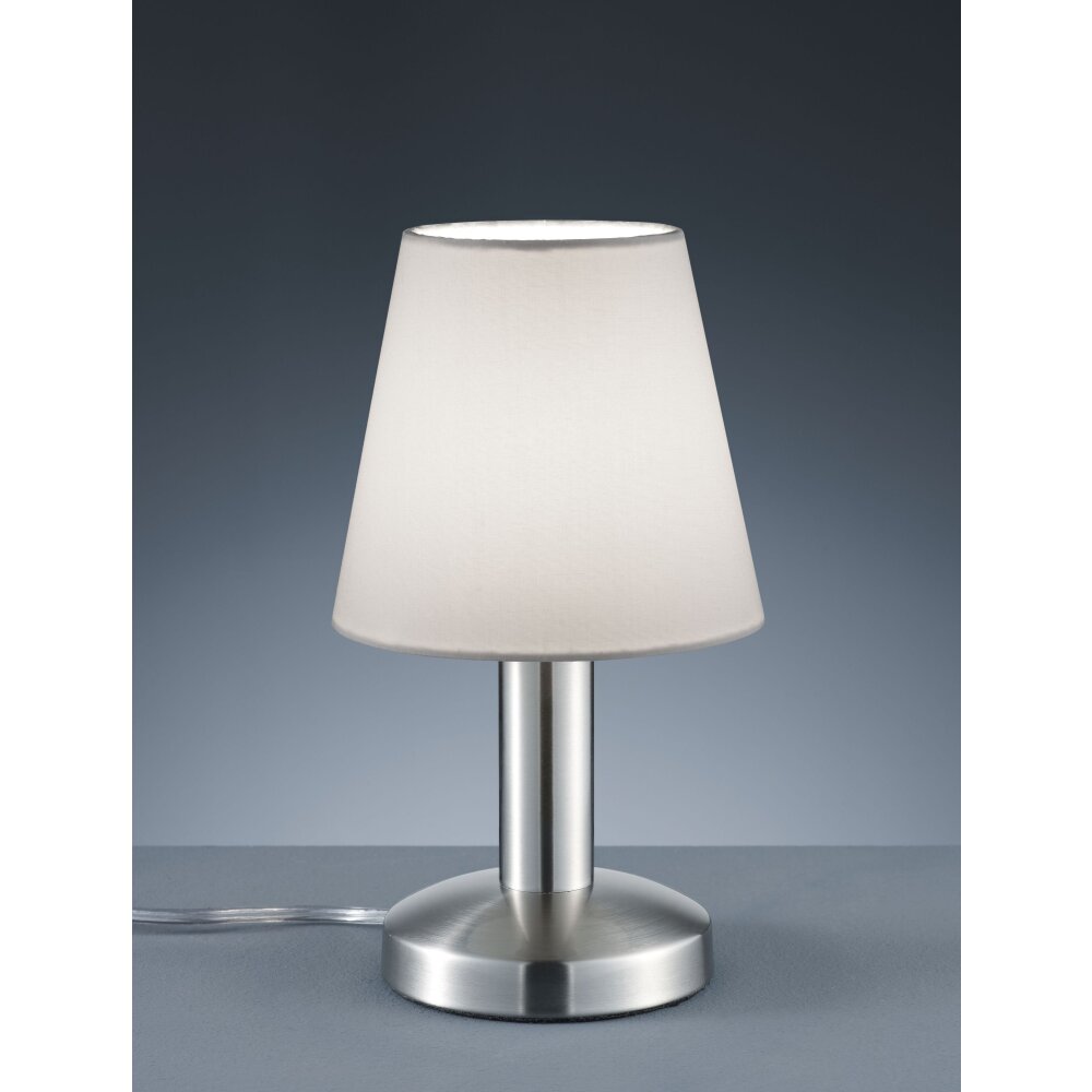 Trio Mats 2 Tischleuchte Nickel-Matt, 1-flammig main product photo