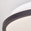 Brilliant Heida Deckenleuchte LED Schwarz, Weiß, 1-flammig, Fernbedienung, Farbwechsler