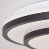 Brilliant Luciano Deckenleuchte LED Schwarz, Weiß, 1-flammig, Fernbedienung
