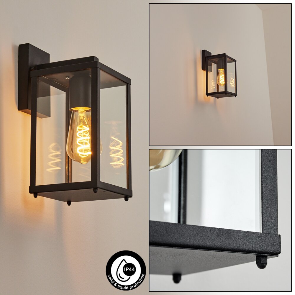 Palanga Außenwandleuchte Schwarz, 1-flammig main product photo