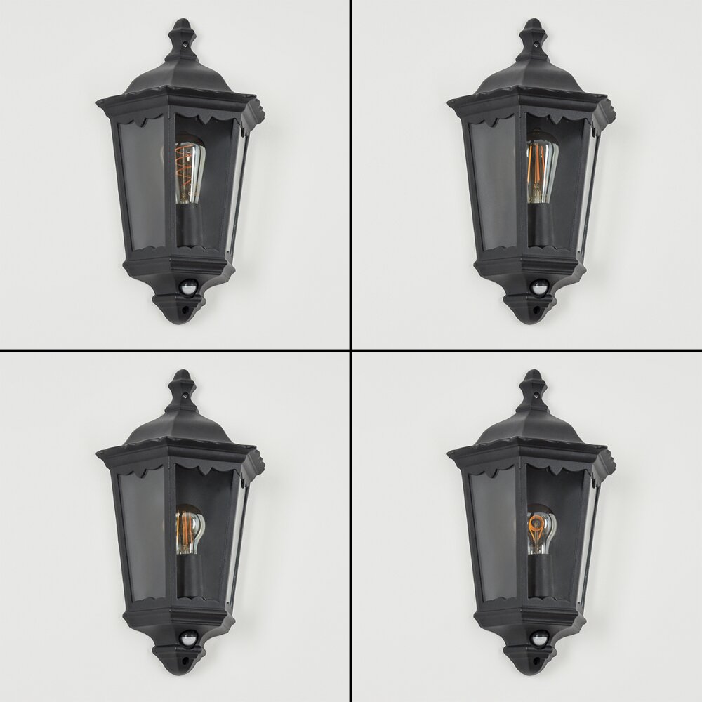 Hongkong Außenwandleuchte Schwarz H3574942 | lampe.de