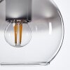 Koyoto Hängeleuchte Glas 15 cm Klar, Rauchfarben, 4-flammig