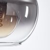 Koyoto Hängeleuchte Glas 20 cm Klar, Rauchfarben, 4-flammig