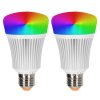 Candal E27 LED RGB 11 Watt 2200-6500 Kelvin 806 Lumen 2er Set mit Fernbedienung