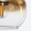 Koyoto Hängeleuchte Glas 15 cm Gold, Klar, 1-flammig