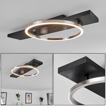 Pompu Deckenleuchte LED Schwarz, 1-flammig Pompu Deckenleuchte LED Schwarz, 1-flammig
