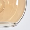Koyoto Hängeleuchte Glas 15 cm Bernsteinfarben, 4-flammig