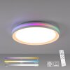 Leuchten Direkt RIBBON Deckenleuchte LED Weiß, 2-flammig, Fernbedienung, Farbwechsler