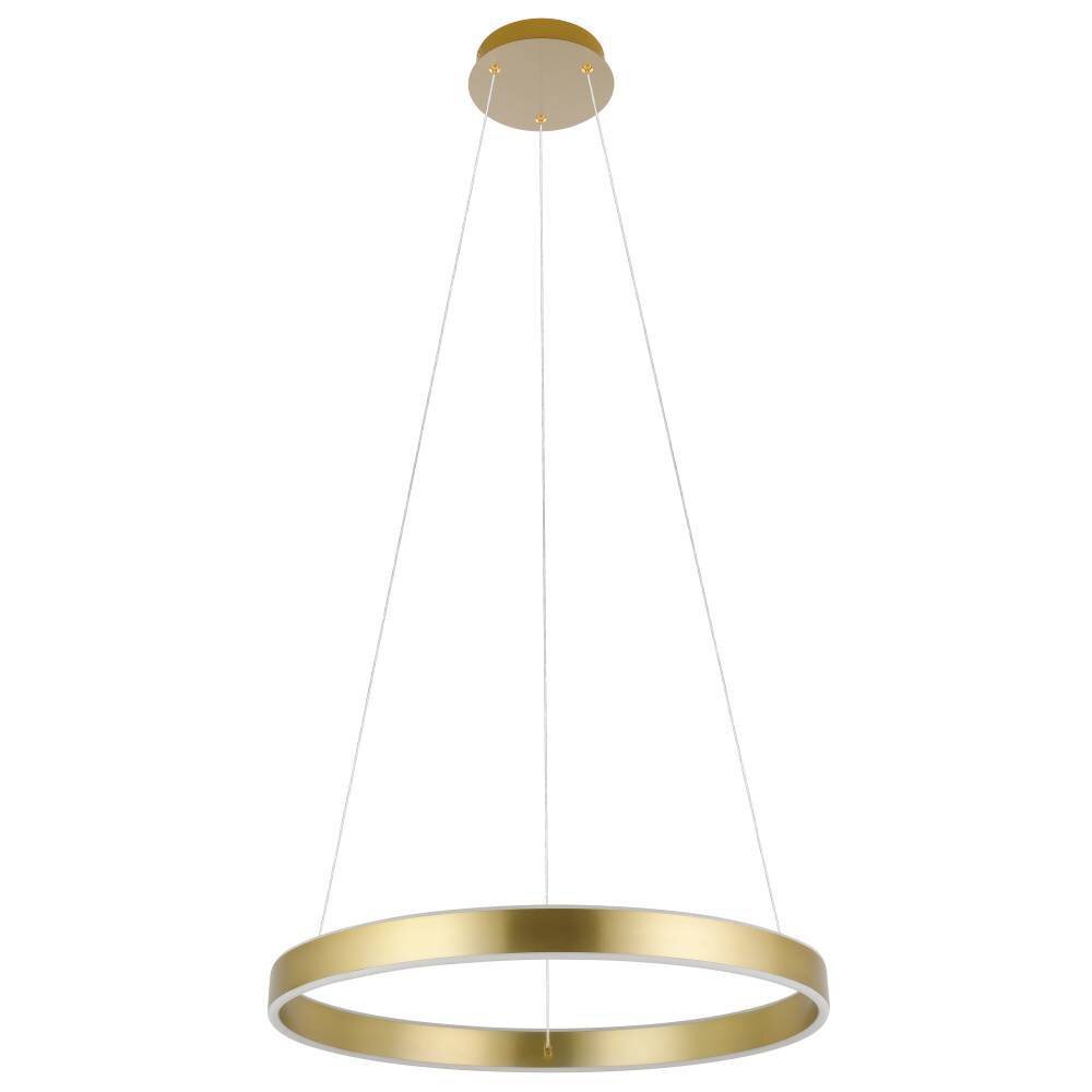 EGLO ALCAZABA Hängeleuchte LED Messing, Weiß, 2-flammig main product photo