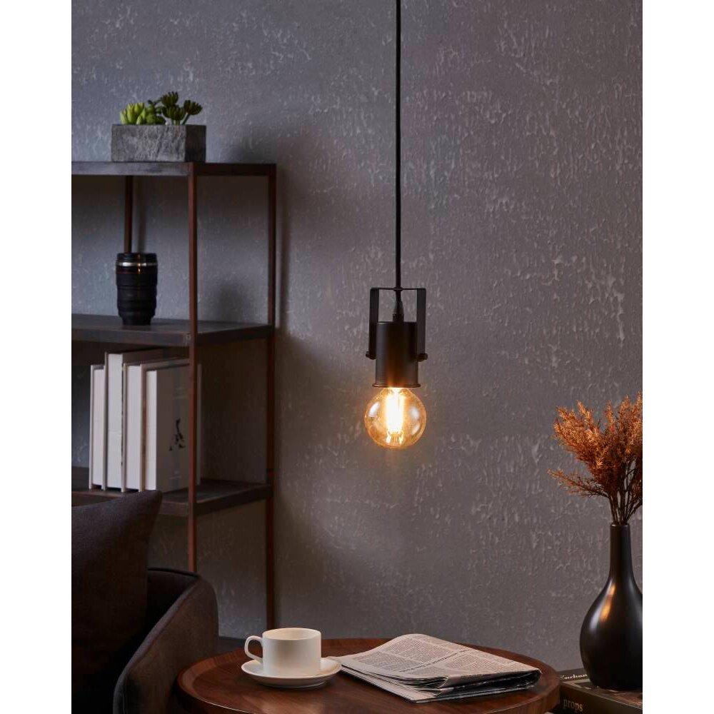 Eglo CALARI Hängeleuchte Schwarz, 1-flammig main product photo